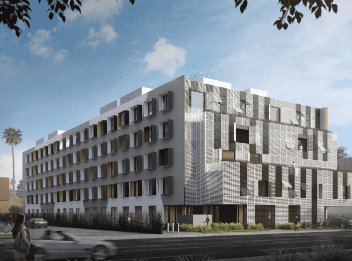 Modern apartment development